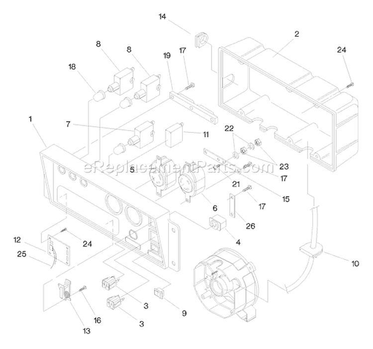 Page A Diagram and Parts List for 1656-0  Briggs and Stratton Generator